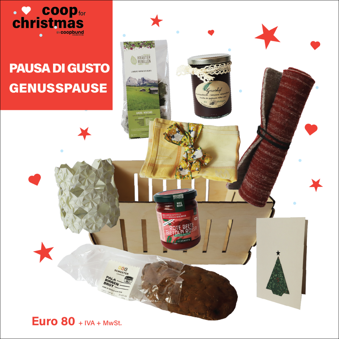 Cesta di Natale Coop for Christmas "Pausa di gusto - Genusspause"